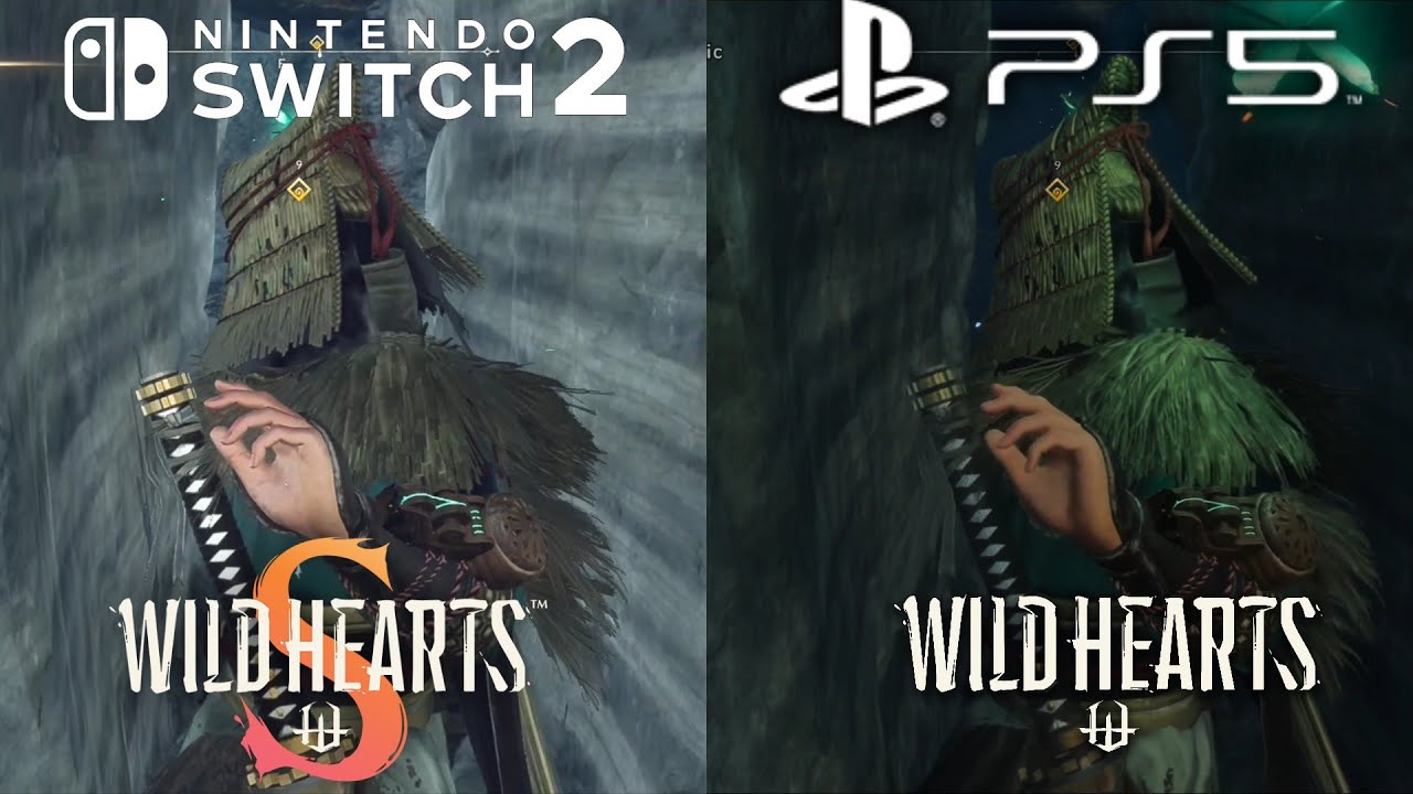 Switch 2 vs PS5 | WILD HEARTS S - Side by Side Gameplay Comparison