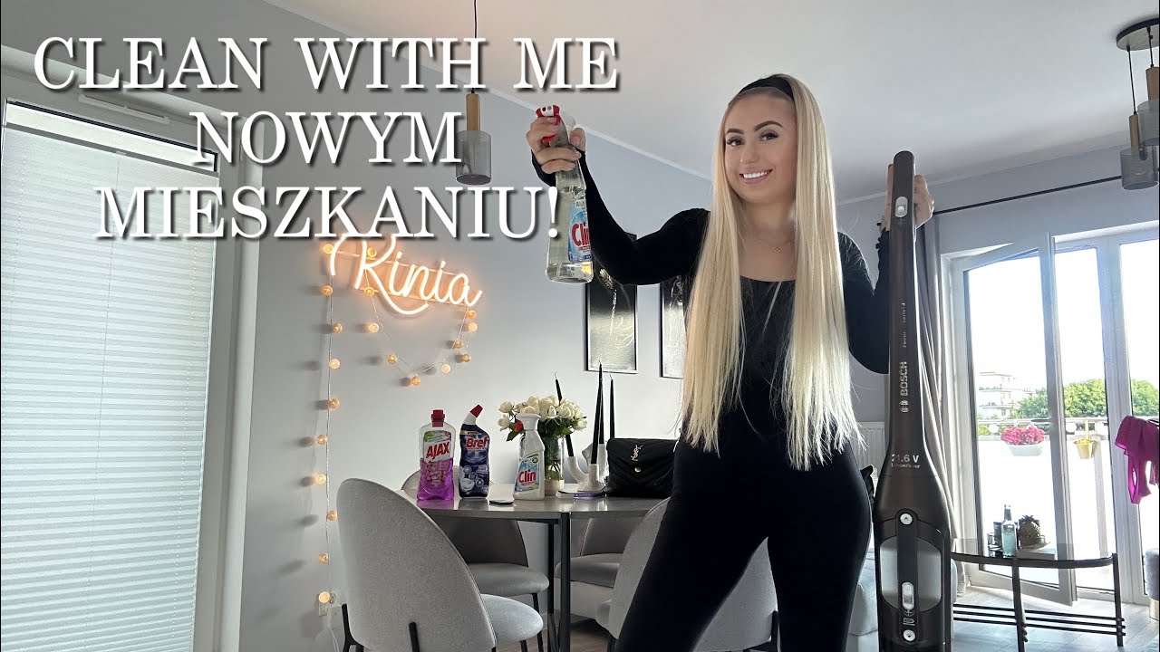 CLEAN WITH ME CZYLI SPRZĄTAMY NOWE MIESZKANIE!