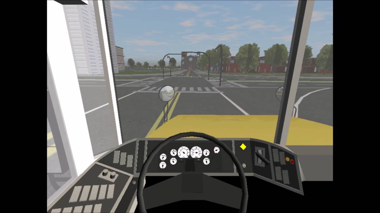 Rigs of Rods School Bus Driving - 2002 IC CE - PM Activity Route