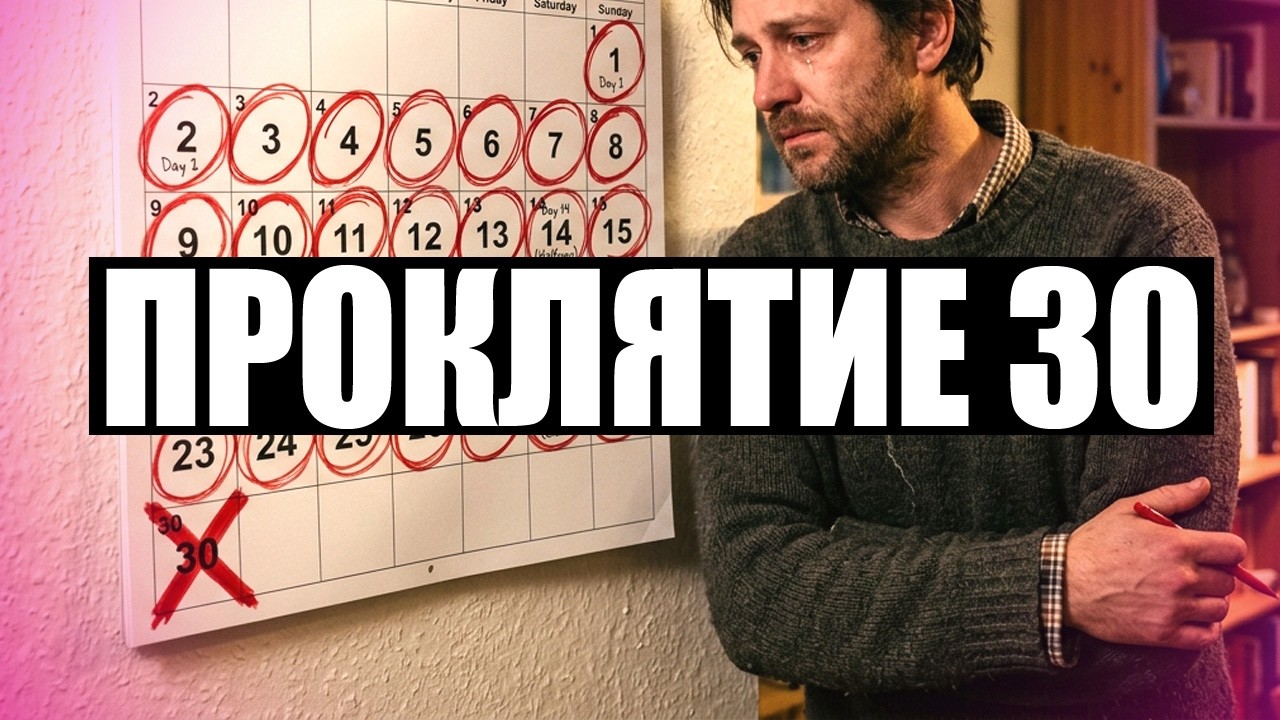 ПОЧЕМУ 99% МУЖЧИН НИКОГДА НЕ ПРОЙДУТ РУБЕЖ В 30 ДНЕЙ? 🚧❌