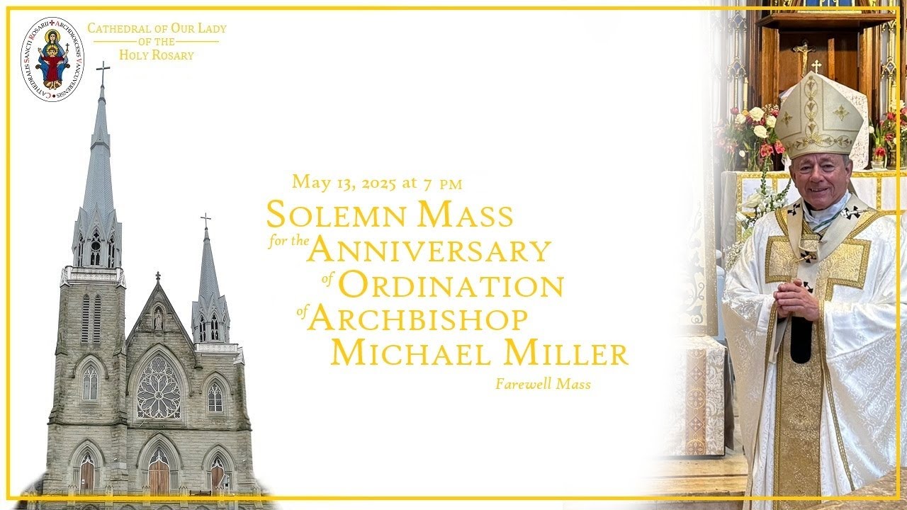 Vancouver Cathedral Live - Tuesday, May 13 at 7 PM