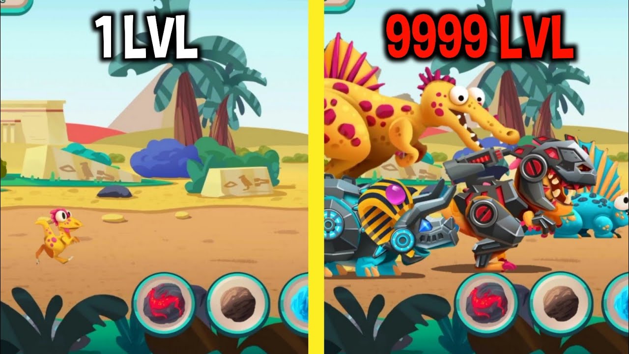 MAX LEVEL in Dino Bash: A Travel Thru Time Game