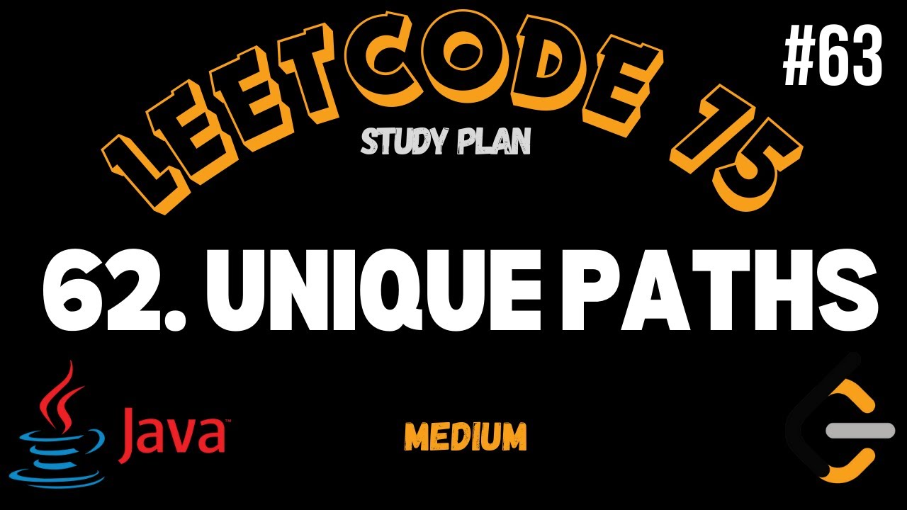 Leetcode | 62. Уникальные пути | Medium | Решение на Java