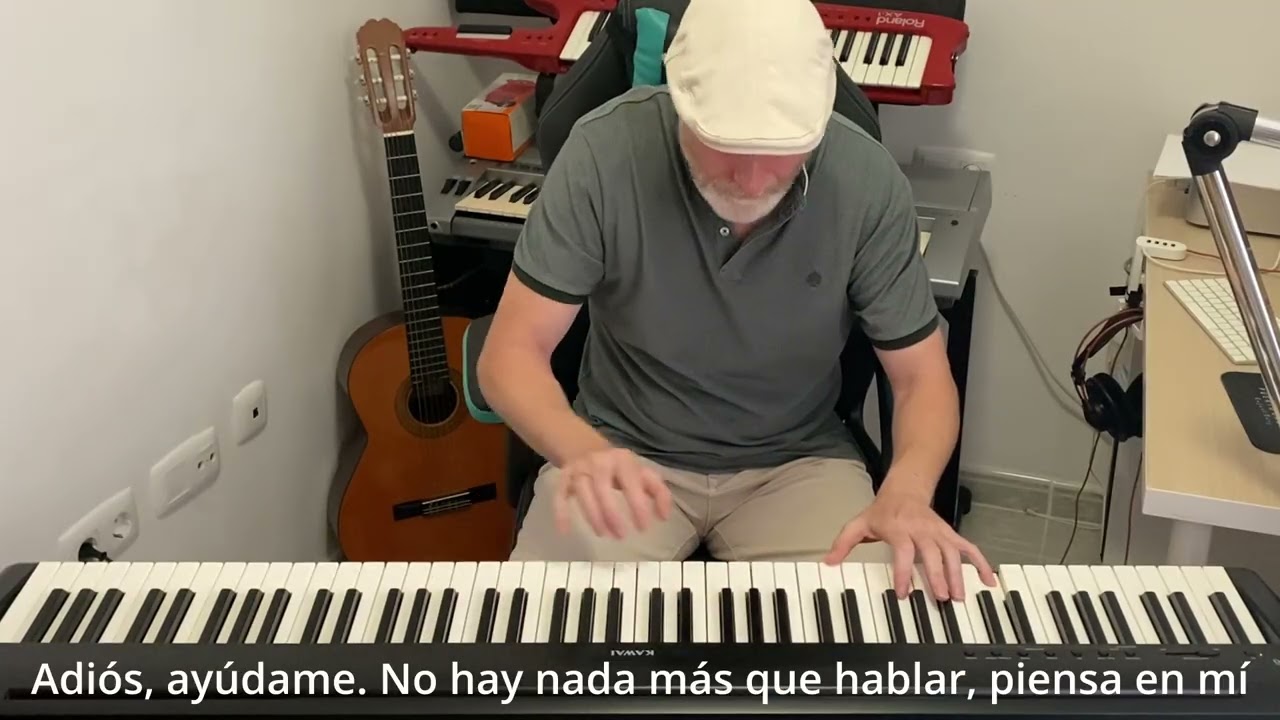 Olvídame y Pega la Vuelta (Pimpinela) - Piano solo Cover + Lyrics