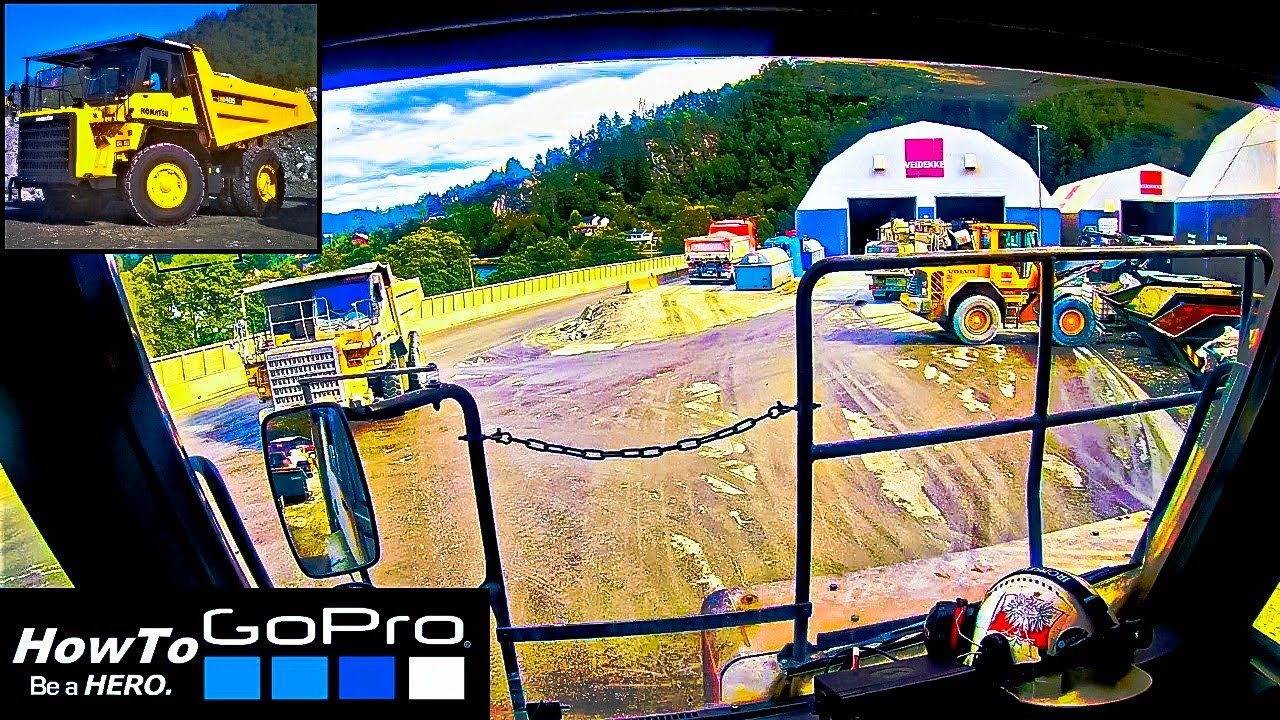 Pov Truck Driving Norway Komatsu 405 HD GoPro hero Cyberpunk