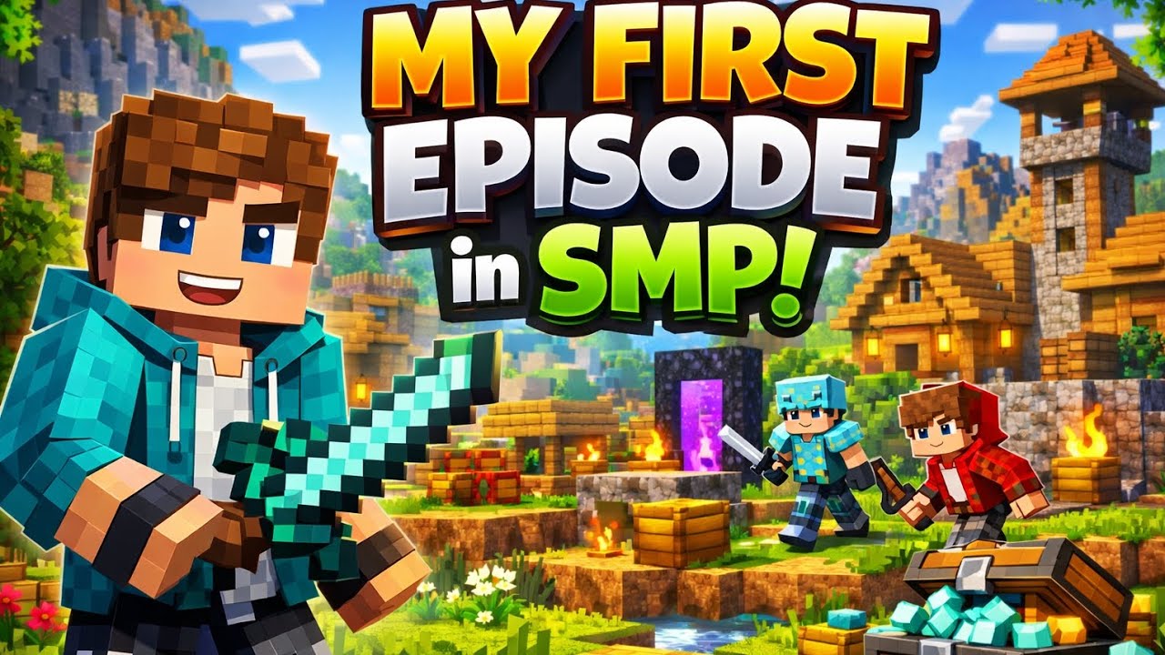 My first episode of minecraft in SMP