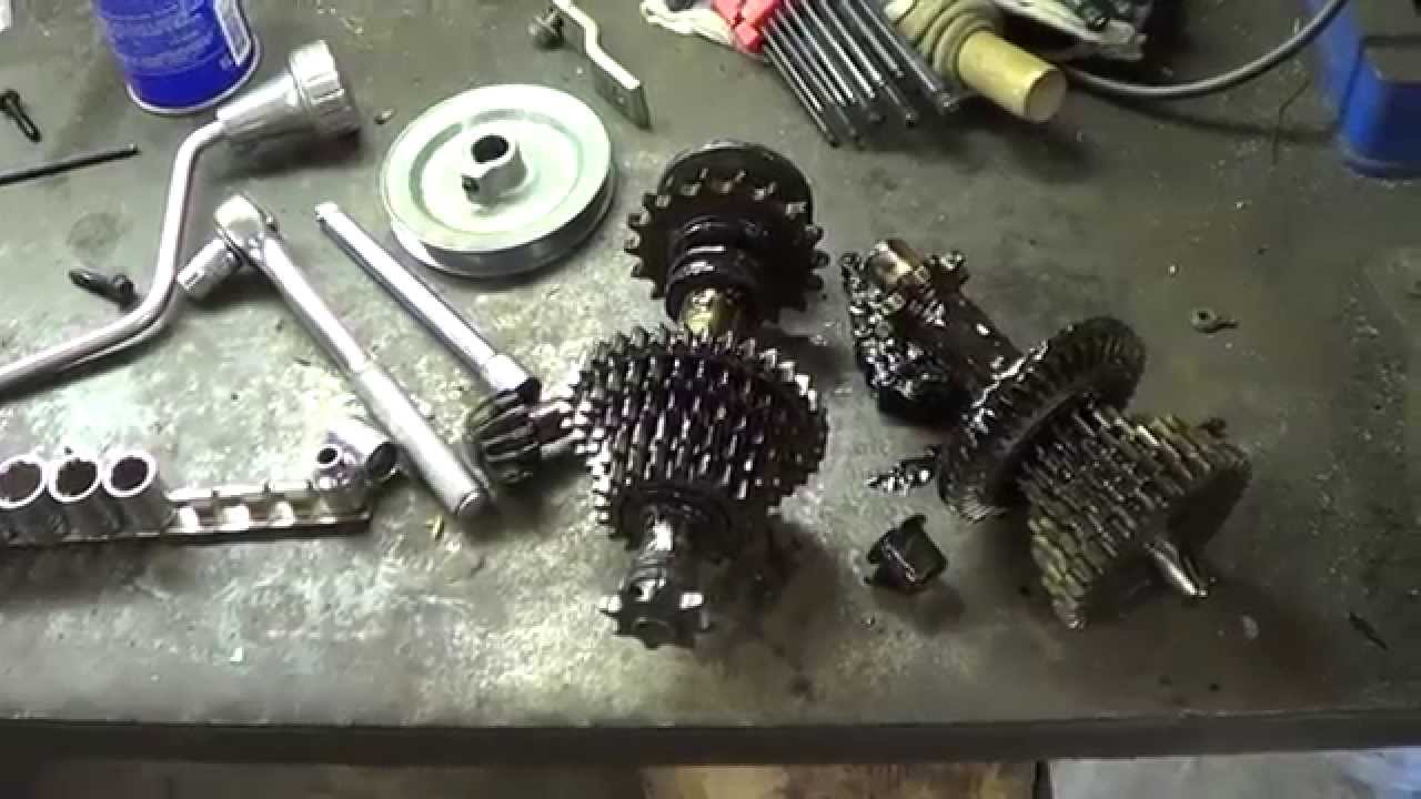 Shifter kart transmission/shifter work pt.1/2