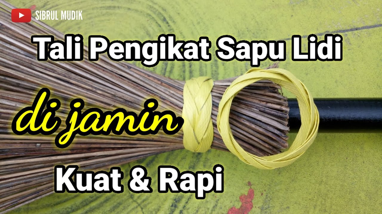 Cara membuat tali sapu lidi atau tali Suh