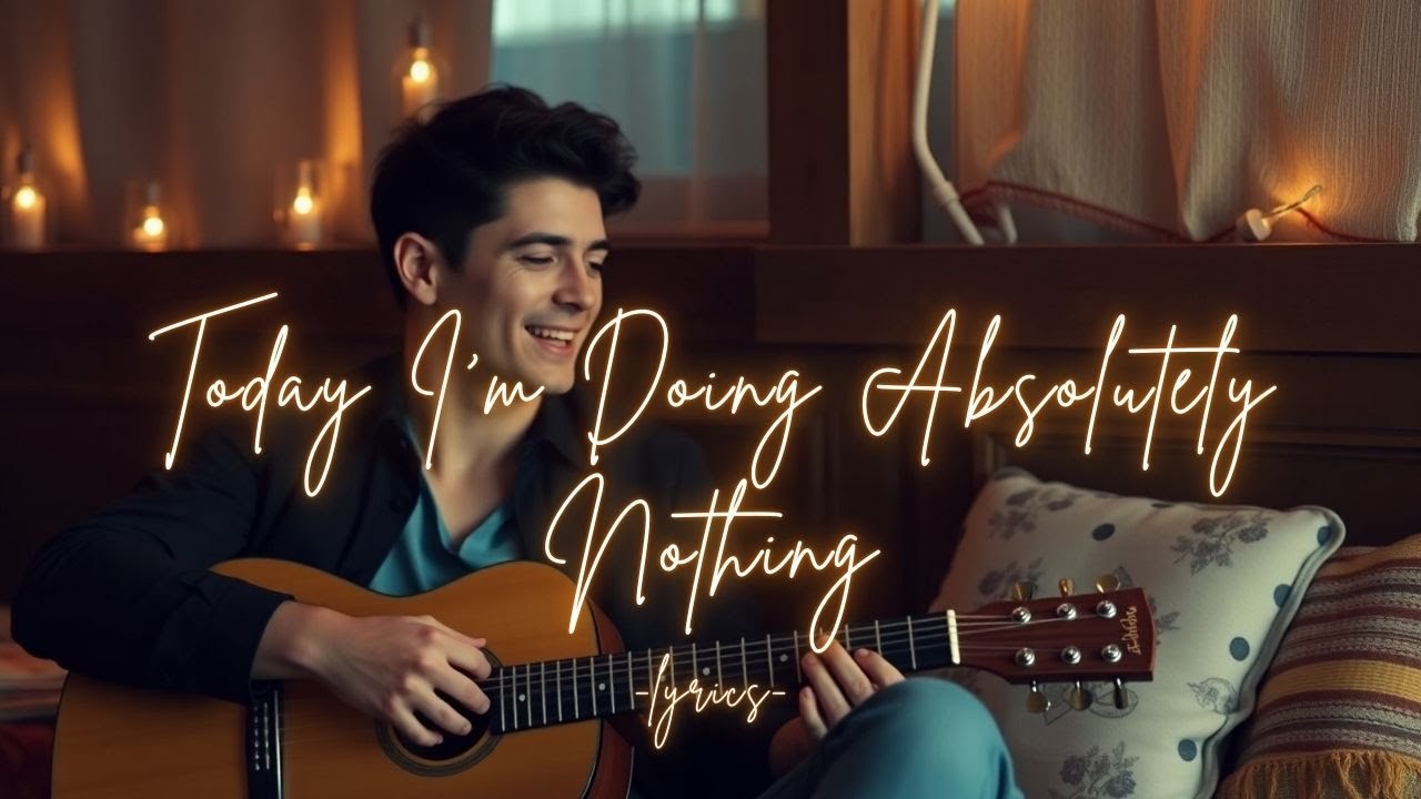 Today I’m Doing Absolutely Nothing – Chill Acoustic Pop Mood Booster (Lyrics Video)