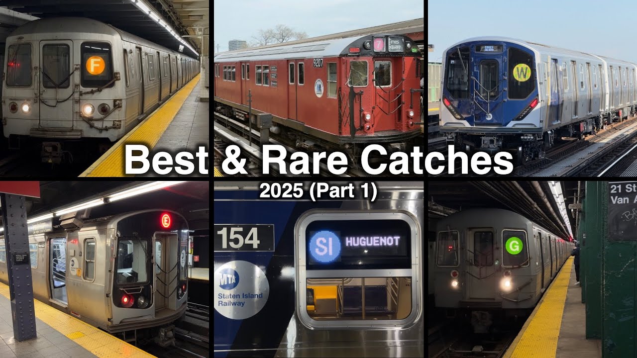 Best & Rare NYC Subway Catches of 2025 (Part 1)