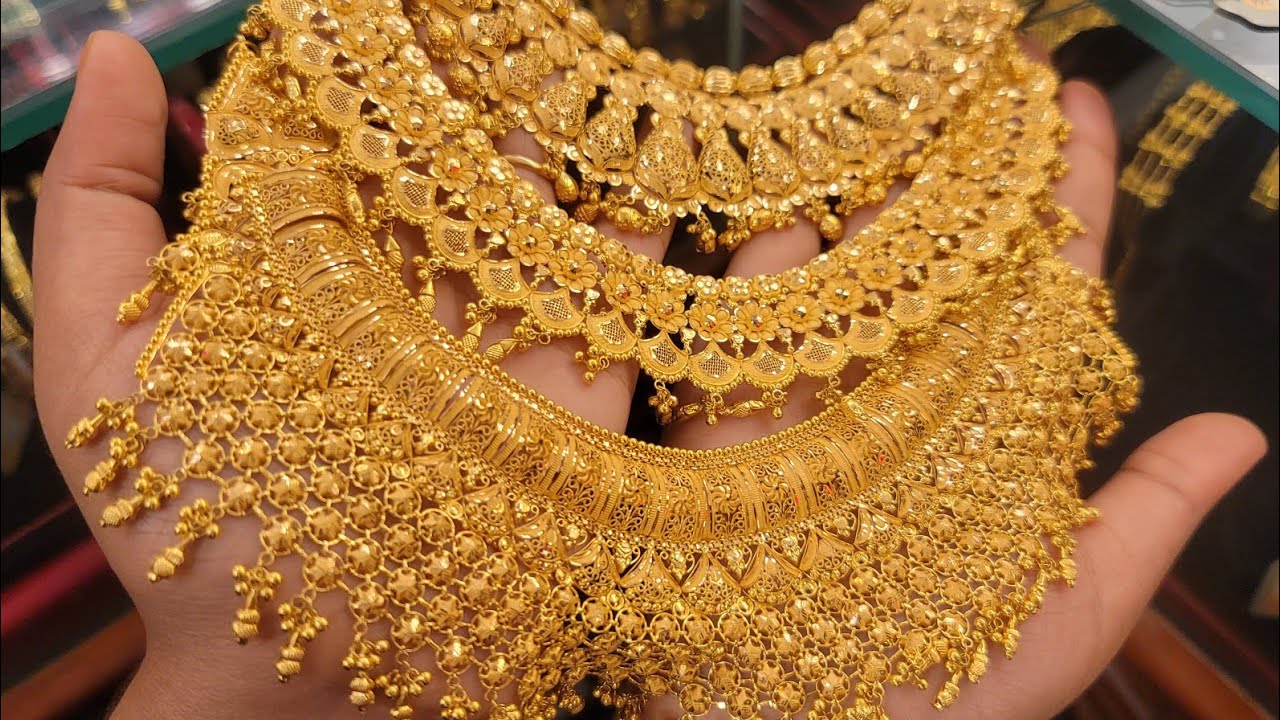 সোনার ঝরঝরা নেকলেস কালেকশন /gold necklace