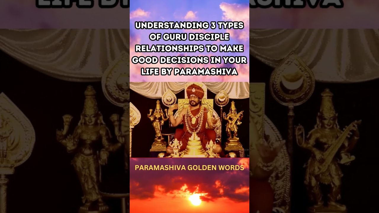 Understanding 3 Types of #Guru Disciple Relationships To Make Good Decisions In Your Life #shorts