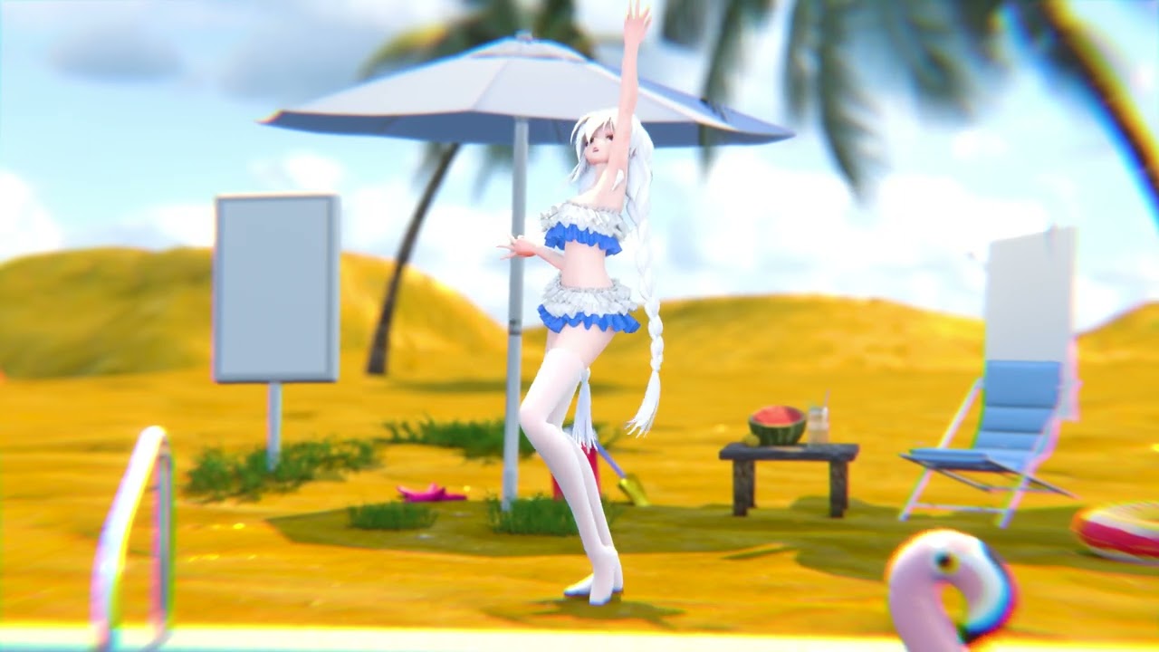 【MMD】弱音 - Sparkling