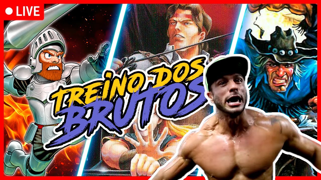 TREINO DOS BRUTOS - SÓ JOGO CASCA GROSSA - GAMEPLAY #live #livestream #retrogames