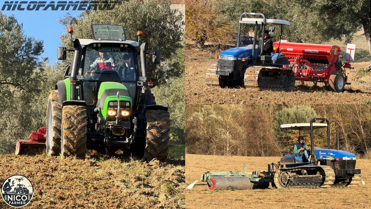 D’IGNAZIO E FUNGO TEAM | DEUTZ-FAHR M620 + MASCHIO CORVO | 2x NH TK100 + SC.MARIA 250 + GIORGI 