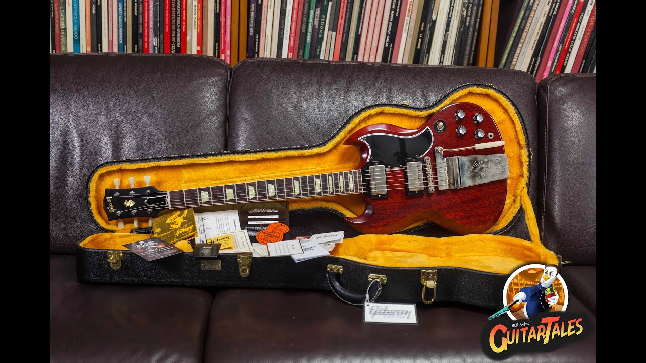 GIBSON 1964 SG STANDARD REISSUE W MAESTRO VIBROLA VOS CHERRY 2025
