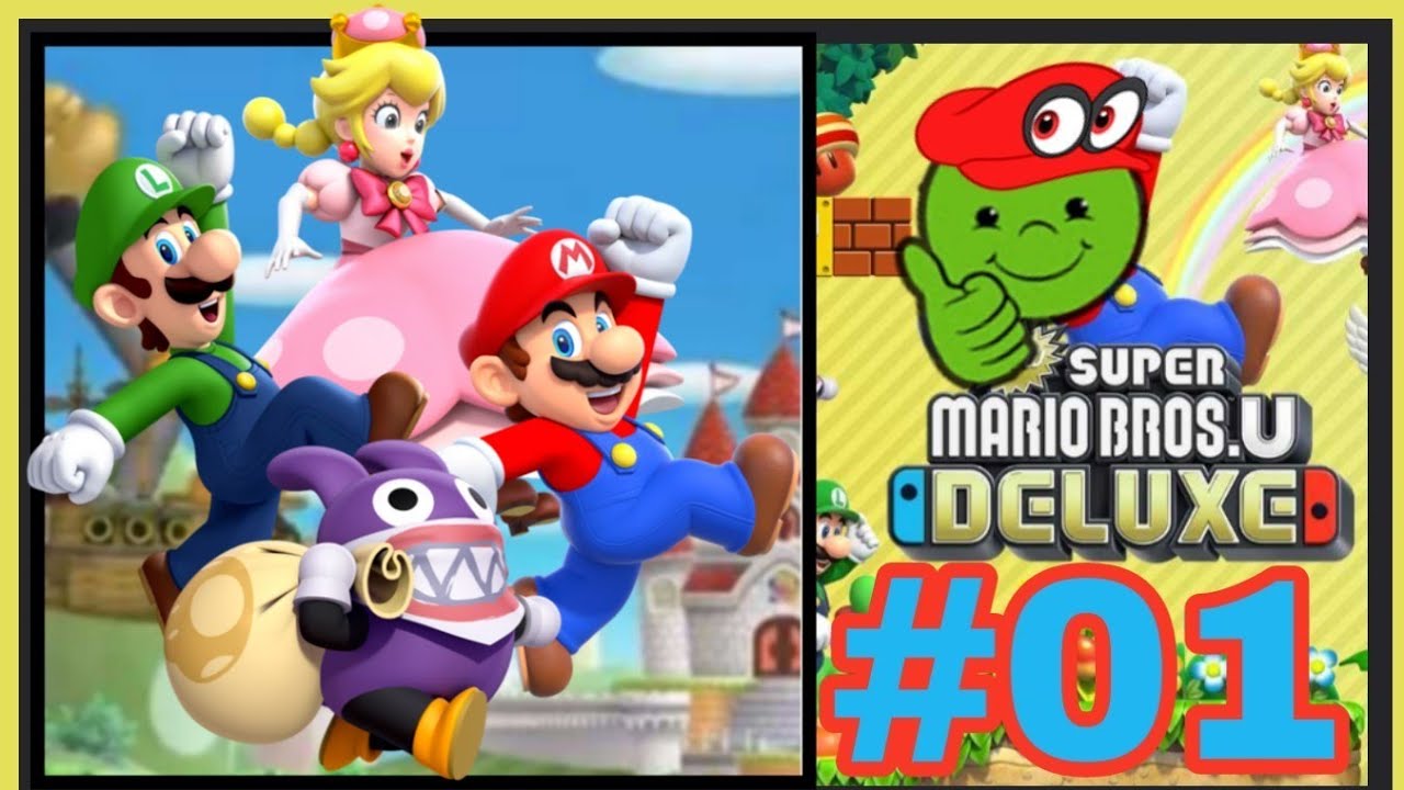 Bowser greift das Schloss an! 🍄 New Super Mario Bros. U Deluxe #01 [GER]