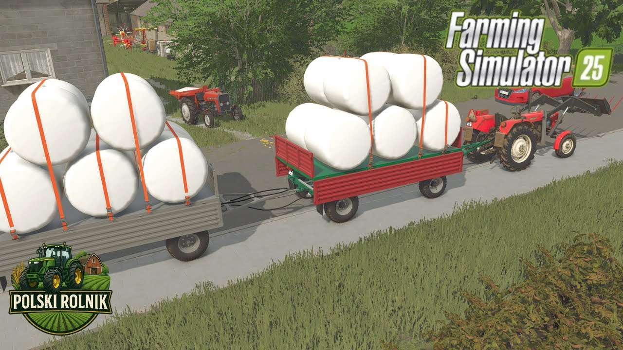 Polski Rolnik S2Odc17 [FS25]🤩rozsiewanie nawozów🤯 sprzedaż kiszonki😀
