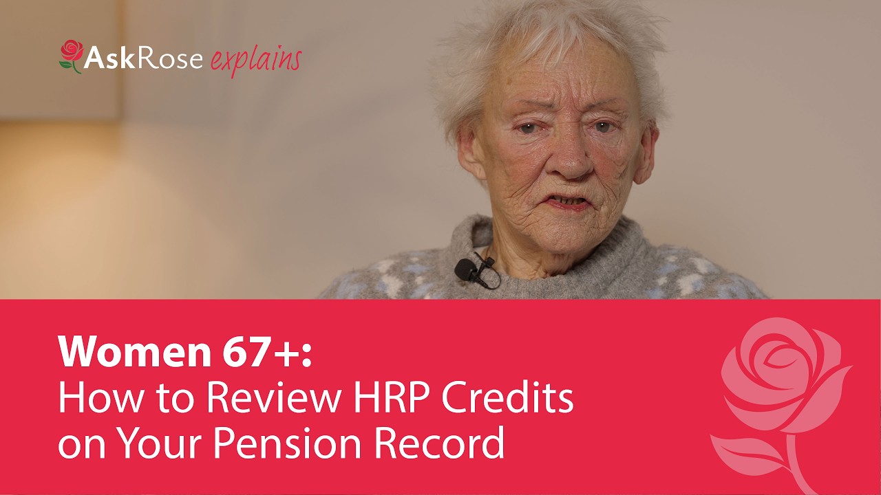 Women 67+: How to Review HRP Credits on Your Pension Record
