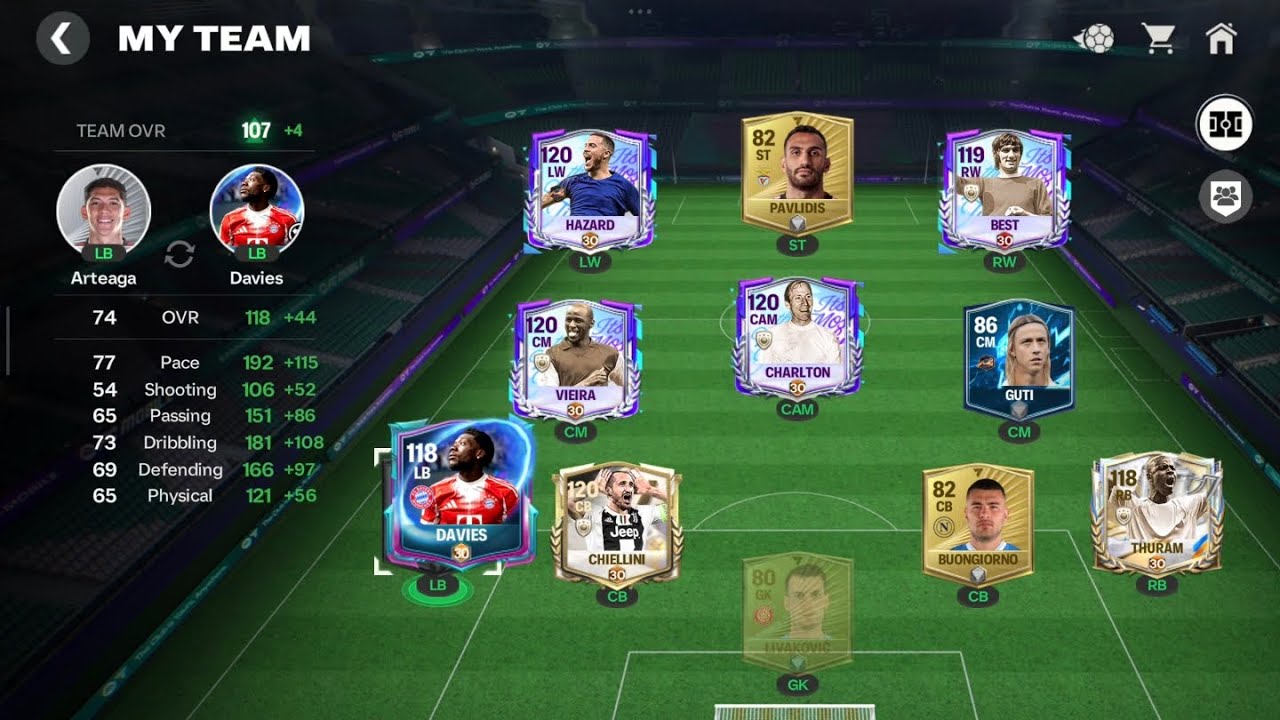 My 120 OVR Team 🤩| FC Mobile