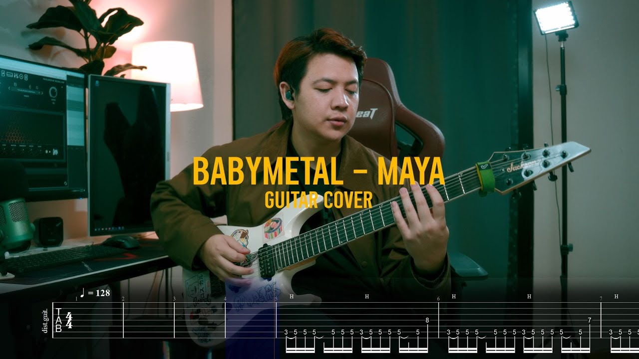BABYMETAL - MAYA | Guitar Cover Tab Movie