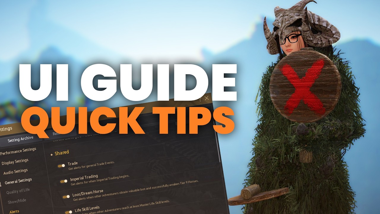 CHANGE THESE NOW! Black Desert UI Settings That Actually Matter