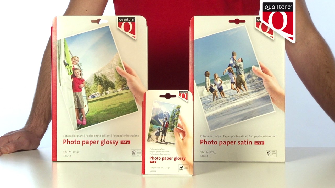De voordelen van het Quantore fotopapier