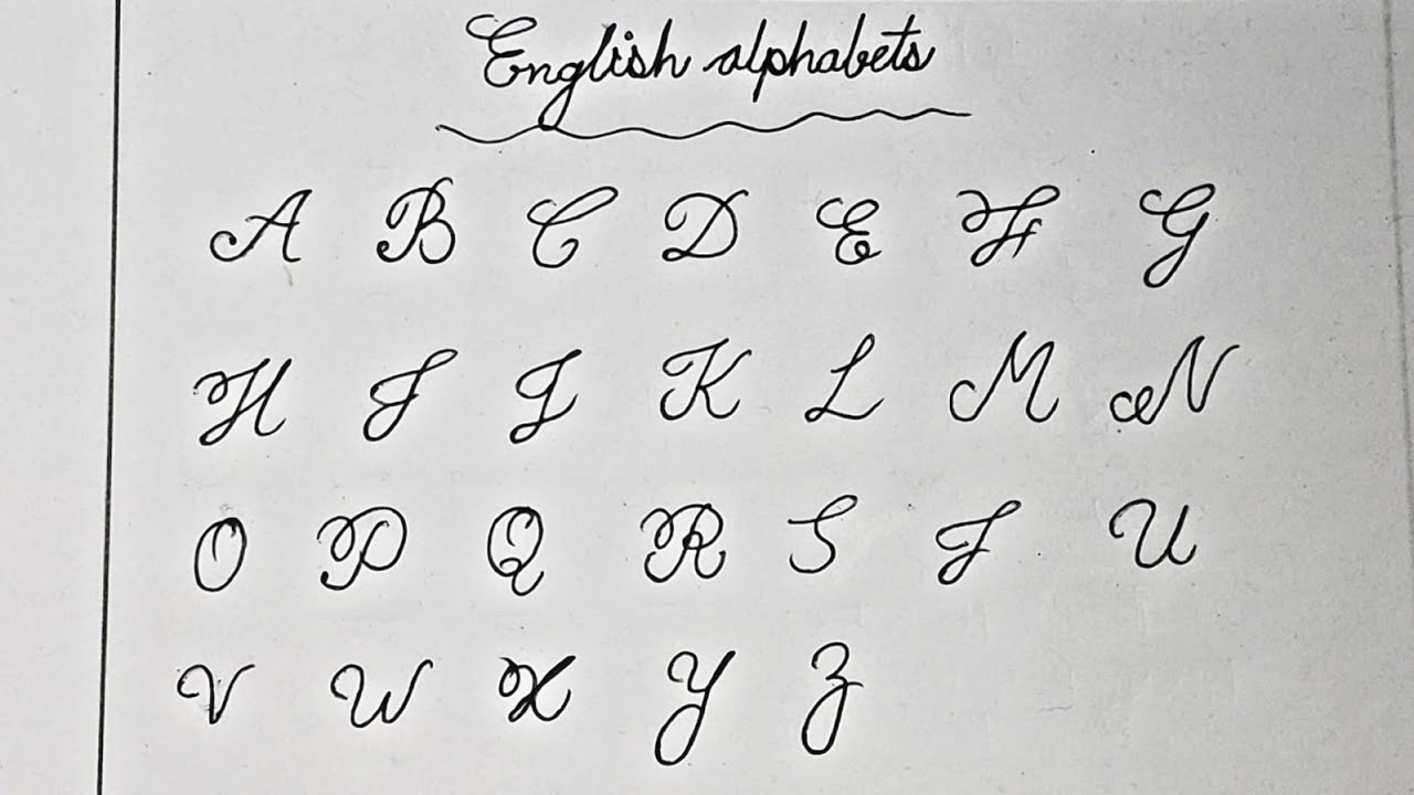 How to write beautiful English alphabet step by step|Beautifulhandwriting practice|@Handwriting178
