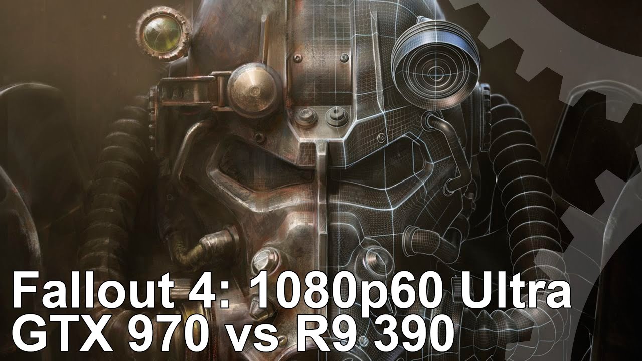 Fallout 4 PC 1080p60 Ultra: GTX 970 vs R9 390 Frame-Rate Test