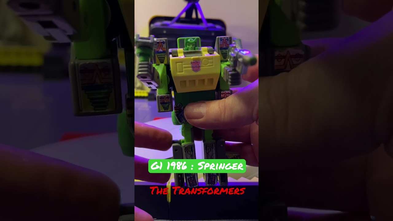 Springer : G1 1986 .. The Transformers  