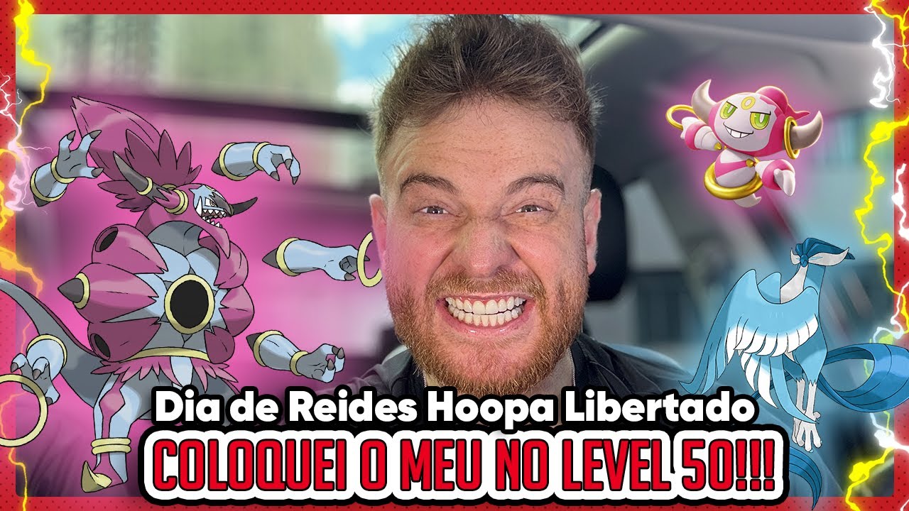 MAIS DE 60 REIDES DE HOOPA LIBERTADO NESSE EVENTO | COLOQUEI NO LEVEL 50 - Pokémon GO