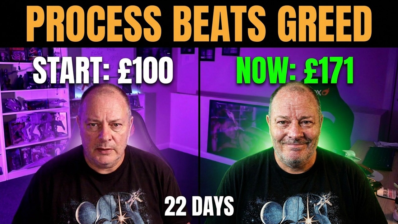 Forex Trading Discipline: &pound;100 to &pound;171 in 22 Days (Real Account Update)