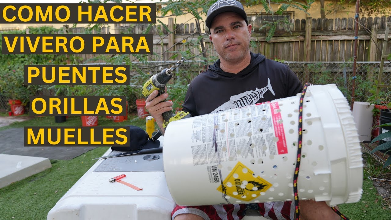 MEJOR VIVERO CASERO PARA LA PESCA EN PUENTES Y ORILLAS !