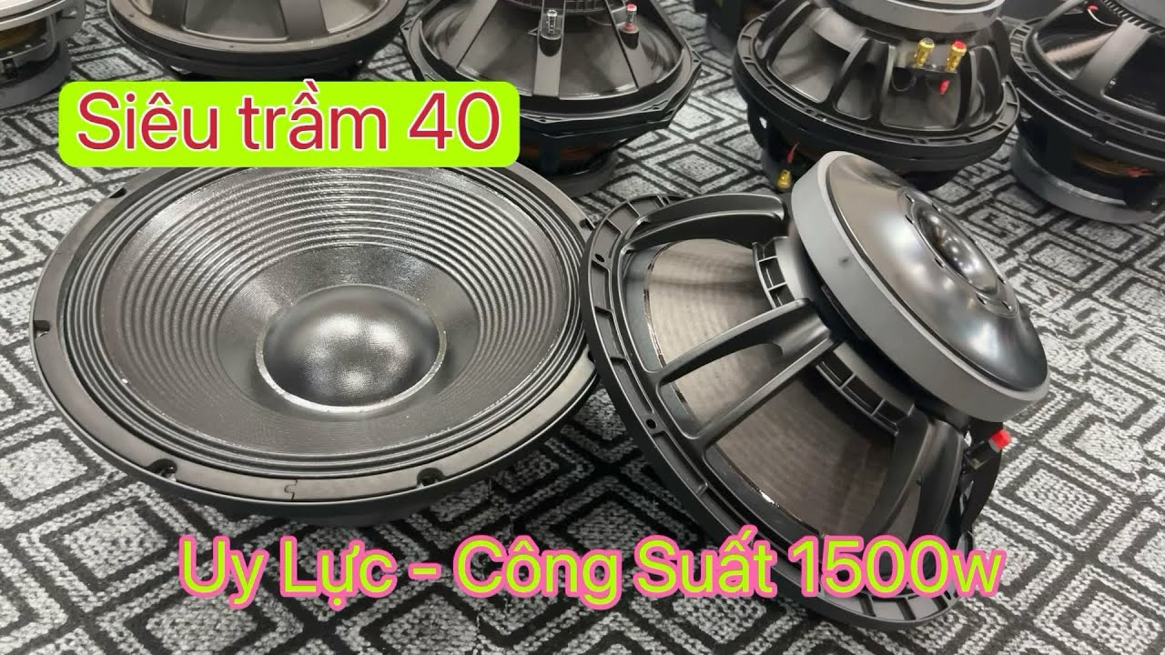 Bass Sub 40 Uy Lực C&ocirc;ng Suất 1500w Si&ecirc;u Trầm LH:0988.583.183