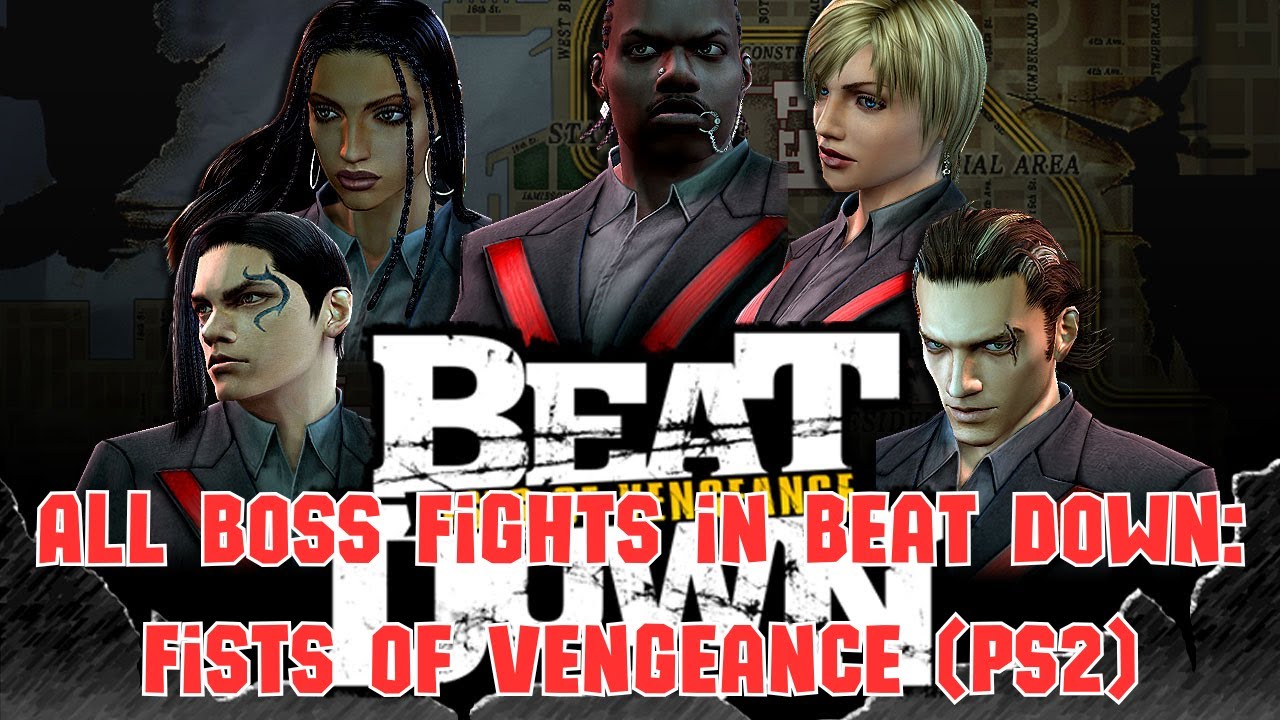 All Boss Fights in Beat Down: Fists of Vengeance (PS2)