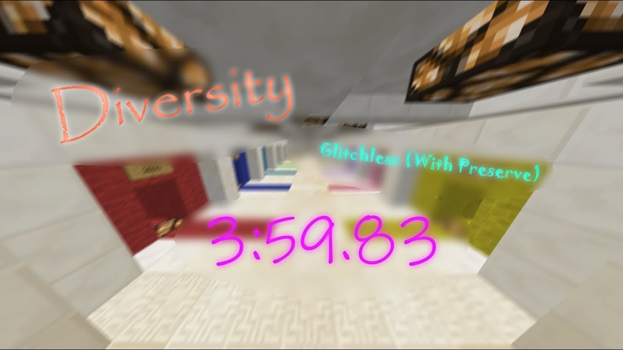 Minecraft Speedrun | Diversity - Glitchless (With Preserve) | 3:59.83 (Former World Record)