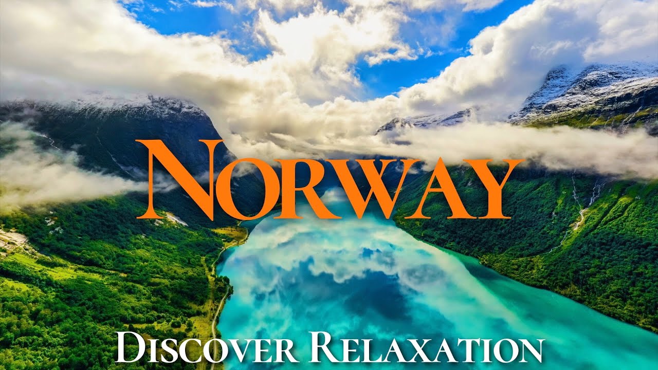 Breathtaking Scenic Norway, Stunning Views of Beautiful Norwegian Countryside with Relaxing Music