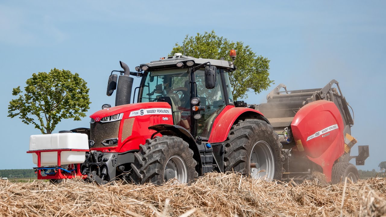 Massey Ferguson 7726 S Dyna VT + Rotopressa RB 4180V
