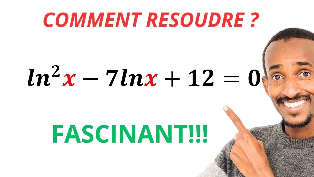 Équation, logarithme népérien