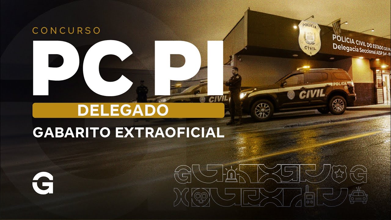 Concurso PC PI | Gabarito Extraoficial: Delegado