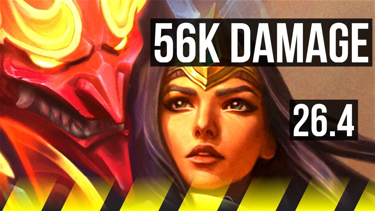 JHIN & Zyra vs SIVIR & Braum (ADC) | 56K damage, Good KDA: 22/2/11 | KR Diamond | 26.4