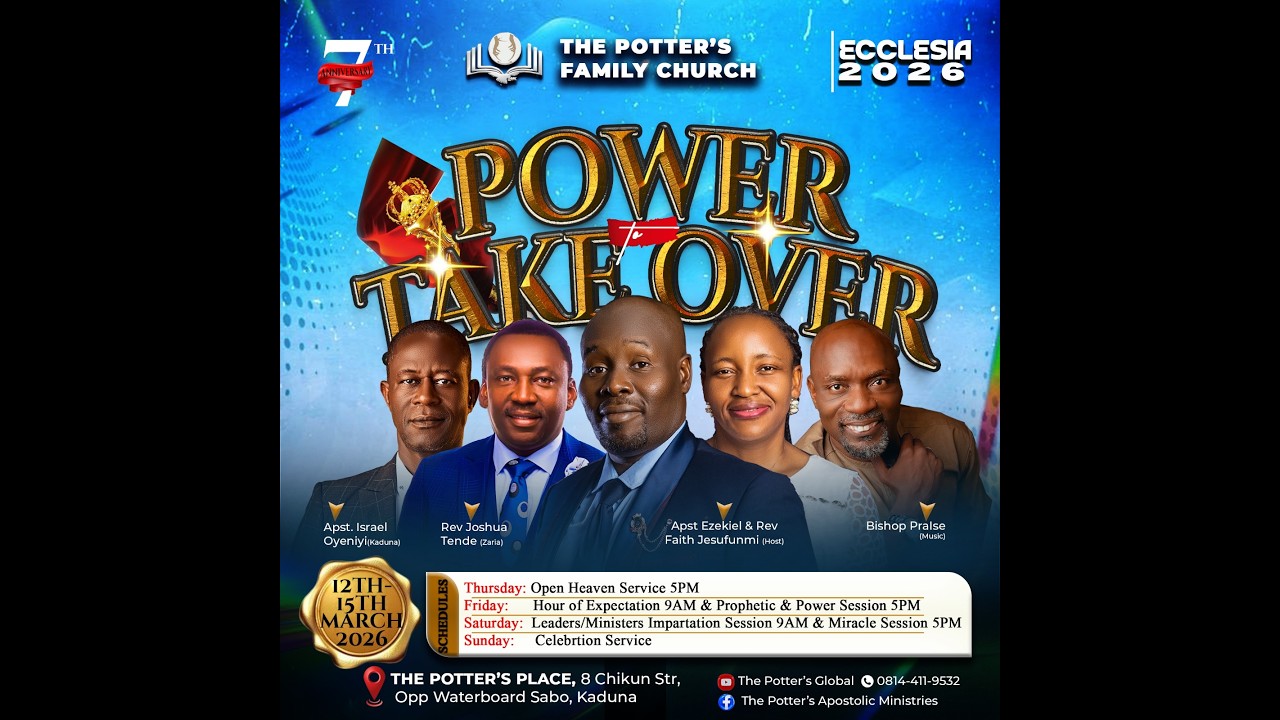 ECCLESIA || POWER TO TAKEOVER || DAY 1 || 12TH MARCH 2026