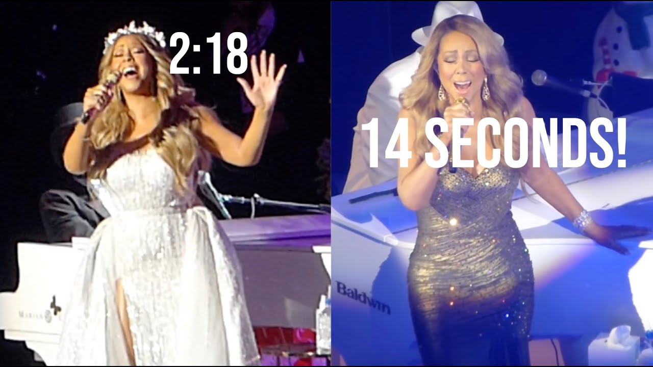 Mariah Carey - Joy to the World intro belts RANKED from shortest to longest!