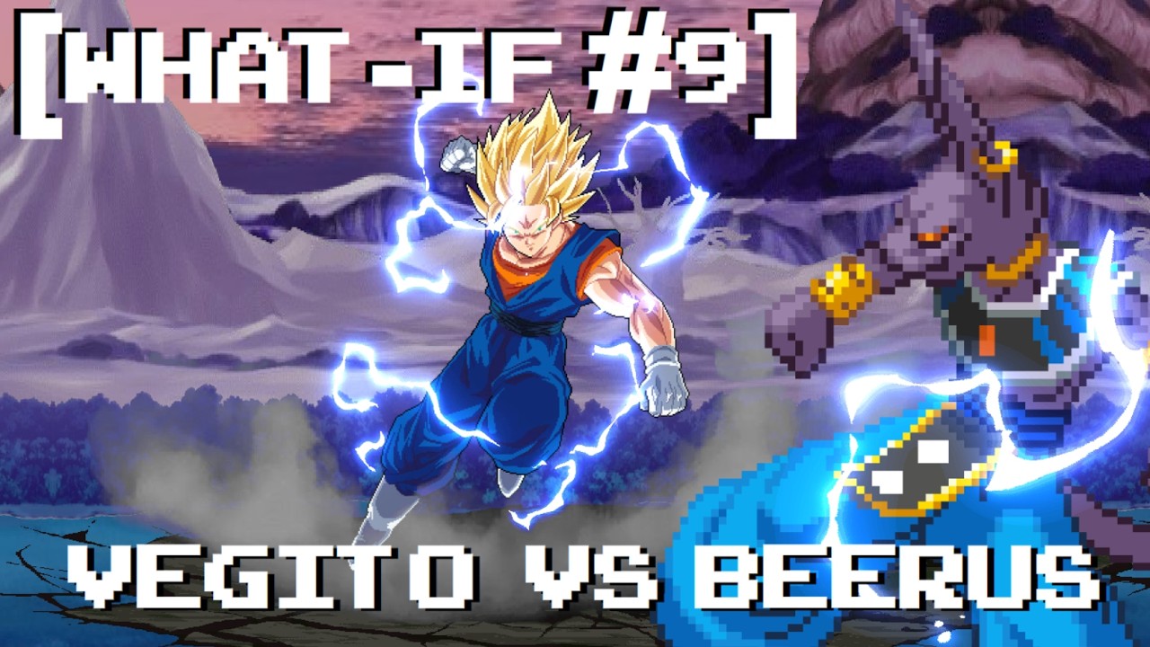 [What-if #7] Vegito/Vegetto vs Beerus/Bills (Sprite Animation)