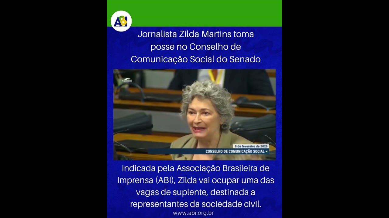 Posse de Zilda Martins no Conselho de Comunicação Social do Senado 