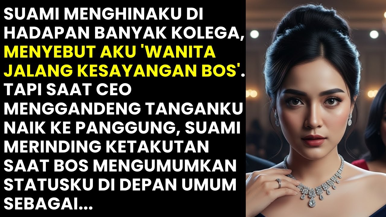 SUAMI TUDUH AKU JADI SIMPANAN BOS, DIA KETAKUTAN SAAT CEO MENARIK TANGANKU KE PANGGUNG...