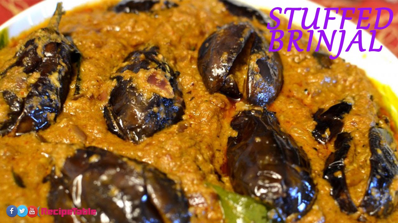 Gutti Vankaya Curry - Stuffed Brinjal Curry (ఆంధ్రా స్పెషల్ గుత్తి వంకాయ కూర)