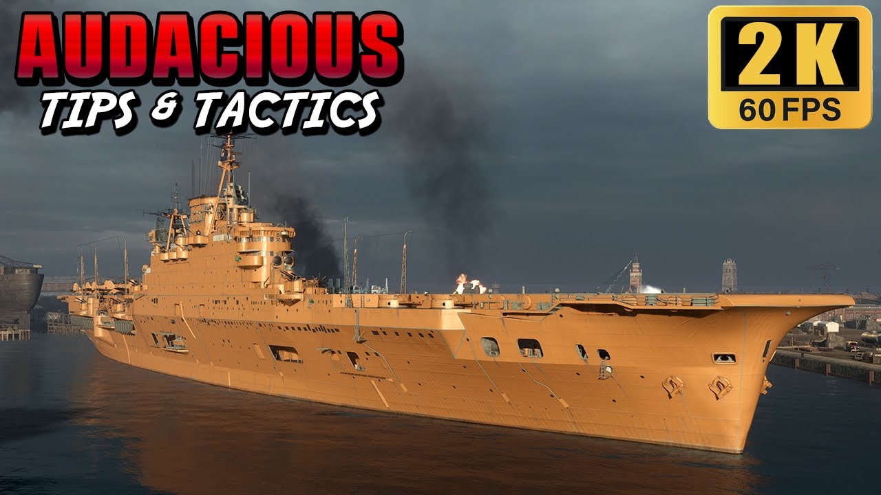 Audacious: positioning close to the combat zone