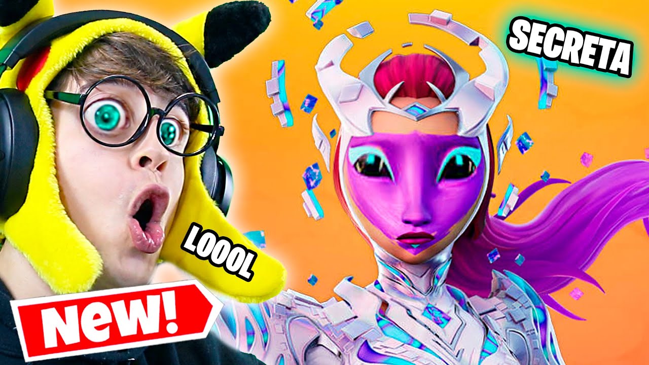 Nueva Skin **SECRETA** Reina del Cubo en Fortnite!! (Nuevo BOSS Challenge con mi HERMANO)