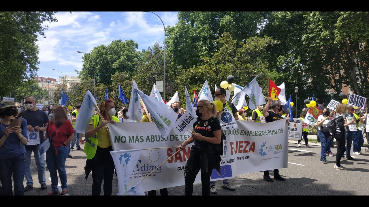 SEPMA - Madrid 22M - Manifestaci&oacute;n contra el abuso de la temporalidad de los empleados p&uacute;blicos